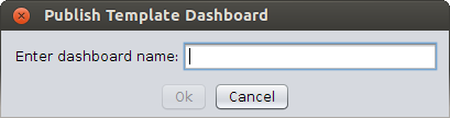 Publish Template Dashboard
