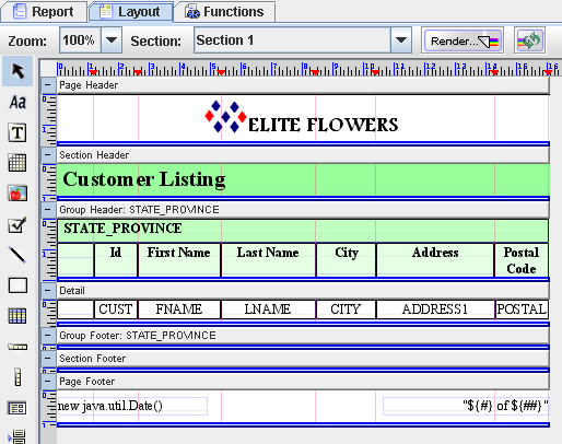 Sample Layout