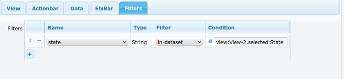 Set the Filter Properties of the Bar Chart