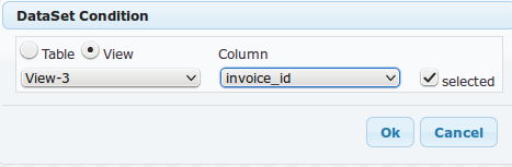 Set the Invoice ID Filter