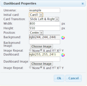 Set Dashboard Properties