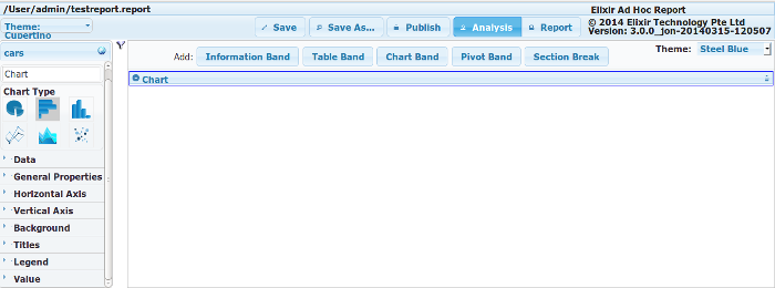 Report Elements for the Chart Band