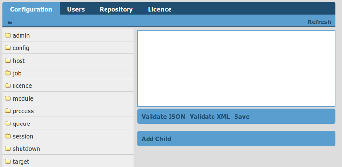 Domain Configuration Page