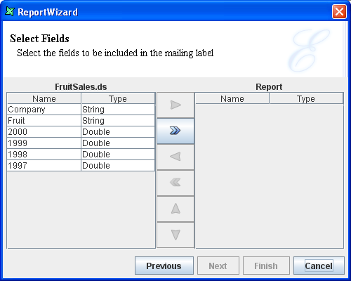 Select Fields