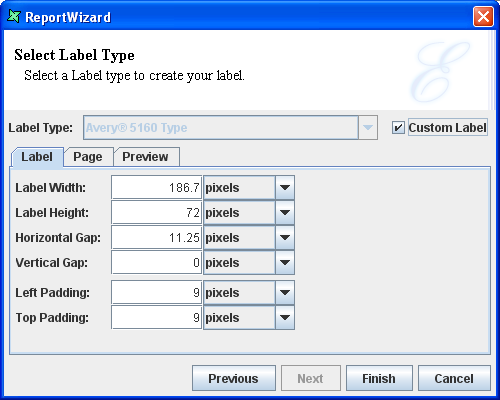 Label Settings