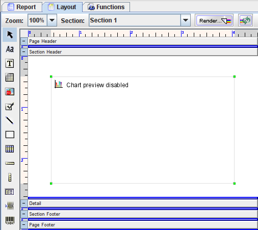Chart Preview Disabled