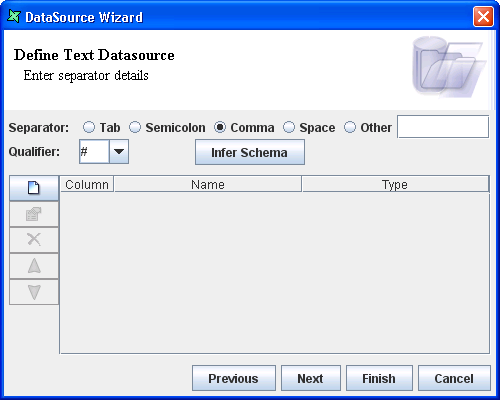 Define Text DataSource - Page Two