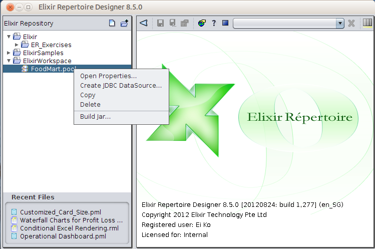 Right-click on Connection Pool