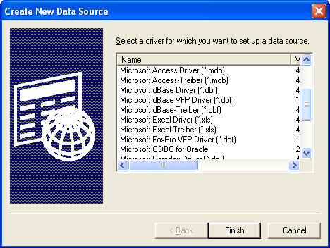 Create New Data Source