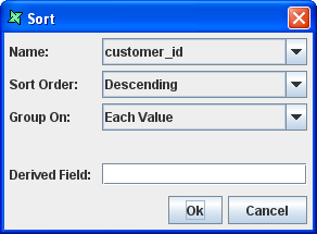 Sort Dialog