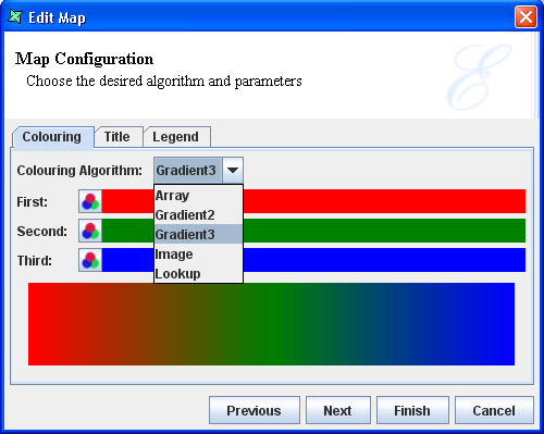 Select Appropriate Colouring Algorithm