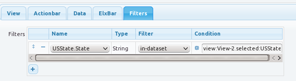 Set the Filter Properties of the Bar Chart