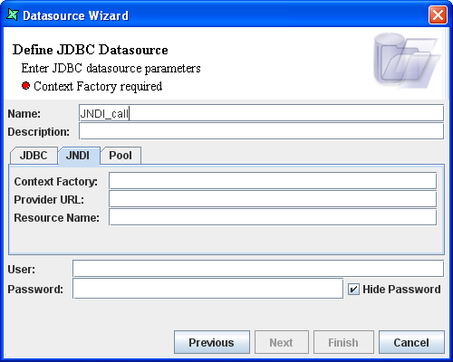 JNDI Values