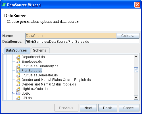 DataSource Wizard