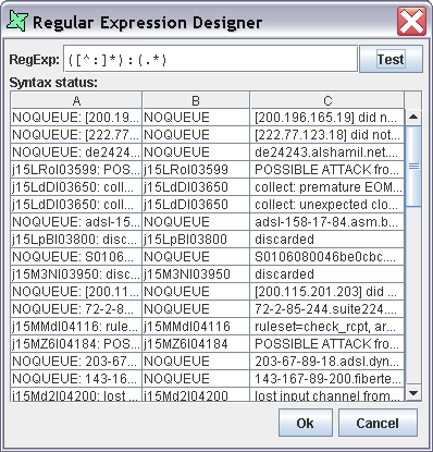 Regular Expression Designer