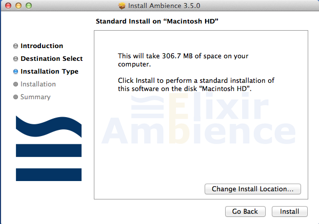 Installation Summary