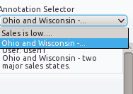 Selecting an Annotation