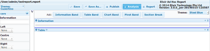 Report Bands