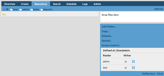 Clone Access to a Folder