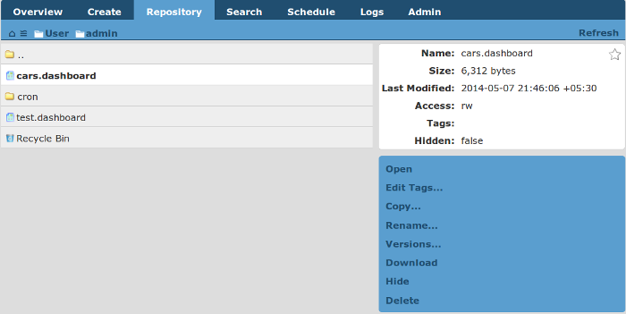 Actions for Files