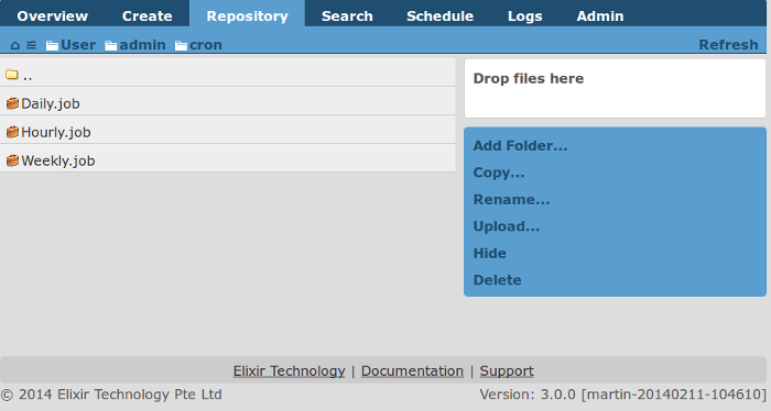 Actions for Folders