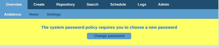 Password Expired Warning