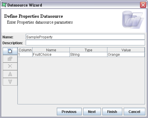 Completed Properties DataSource