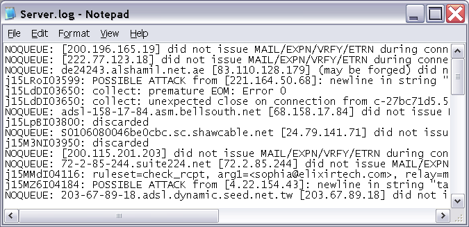 Log file