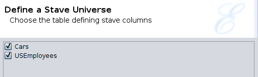 Selecting Multiple Stave Folders